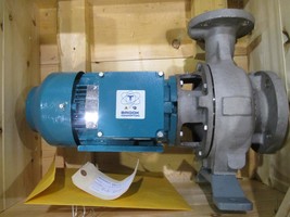 Flowserve 3X2X6T Pump W/2M00057 Brook Crompton 1HP AC Motor  - $23,063.32 MXN