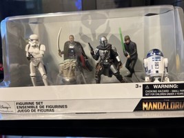 NIB Disney Star Wars: The Mandalorian 6 piece Figure Figurine Play Toy Set  - £30.71 GBP