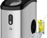 Nugget Ice Maker Countertop, Pebble Ice Maker Soft Chewable Ice, 33Lbs/D... - $370.99