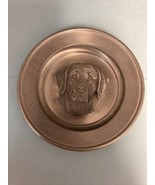 Pewter Weimaraner Deerfield Village Ltd 1983 Coaster Or Mini Collector P... - $281.78 MXN