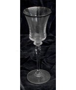 Nice Long Stemmed Wine/Water Goblet, Silver Trim, ELEGANT LOOK, VGC - $20.15 CAD