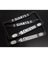 Set of 2- San Francisco Giants / 49ers Car License Plate Frames Black Au... - £16.97 GBP+