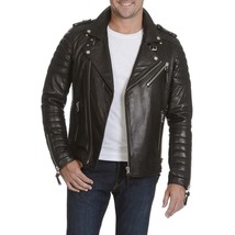 Mason &amp; Cooper Men&#39;s Moto Leather Jacket - £168.26 GBP