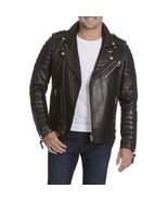 Mason &amp; Cooper Men&#39;s Moto Leather Jacket - £179.52 GBP
