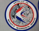 Apollo 15 1971 Scott Worden Irwin original period Decal Unused NOS - $15.79