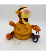 Disney’s Gemmy Tigger in Halloween Pumpkin Animated Sings Moves 9in VTG ... - $31.13 CAD