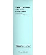 Global Beauty Care Smooth &amp; Lift Collagen Facial Serum with Peptides, Hy... - $7.76 CAD