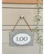 Hanging Loo Sign. - $14.25