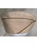 1952 KOREAN WAR ARMY TAN KHAKI GARRISON COVER CAP AIR CORPS SIZE 7 - $558.89 MXN