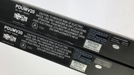 LOT of 2  Tripp Lite PDU Metered 120V 20A 28 Outlet PDUMV20- NEEDS CORD ... - £133.39 GBP