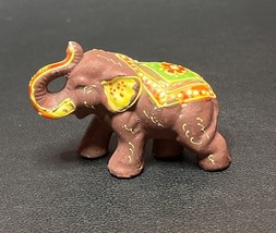 Hand-Painted Indian Lucky Elephant Figurine Vintage Japanese - $222.50 MXN