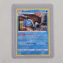 Pokemon TCG Blastoise 017/078 Pokemon GO Rare Holo NM/M - £3.05 GBP