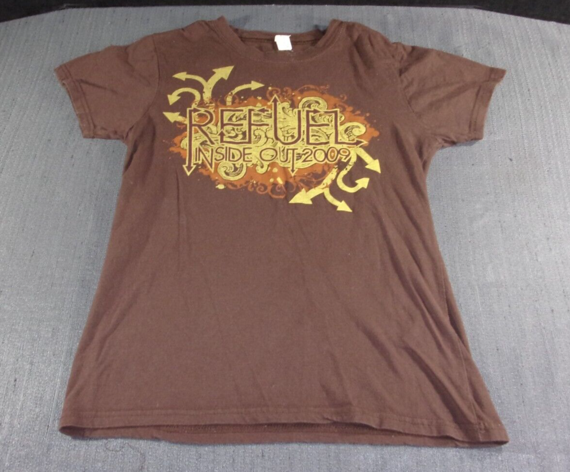 Primary image for TULTEX BROWN MEDIUM REFULE INSIDE OUT 2009 SHORT SLEEVE T-SHIRT
