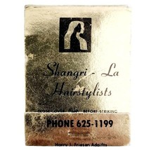 Shangri LA Hairstylists Vintage Matchbook Camel California Matches Unstr... - $19.99