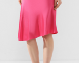 HELMUT LANG Damen Midirock Asym Satin Solide Neon Rosa Größe US 0 K01HW304 - $65.55
