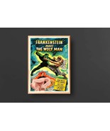 Frankenstein Meets the Wolf Man Poster (1943) - $20.17 CAD+