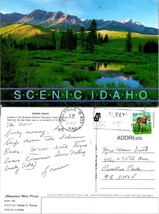 Idaho Sawtooth National Recreation Boulder Peak Posted 1991 to FL VTG Postcard - £7.39 GBP