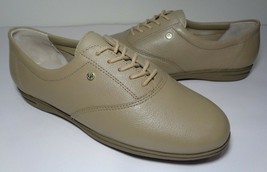 Easy Spirit Size 6 Extra Wide WW MOTION Beige Leather Oxford New Women&#39;s Shoes - £78.82 GBP