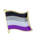 ASEXUAL PRIDE FLAG LAPEL PIN 16mm Gay Lesbian LGBT LGBTQ Hat Tie Tack Badge - €5,09 EUR