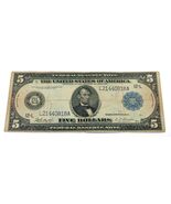 Serie Del 1914 $5 Federal Reserve Note In Buone Condizioni Fr #890 - €89,64 EUR
