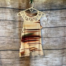 Cato Sleeveless Top, Size XS, Polyester Blend, Cream - $19.99