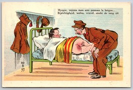 French Military Comic Scatological Stick Out Your Tongue UNP DB Postcard K5 - £16.37 GBP
