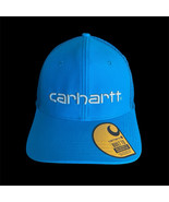 CARHARTT AH1195-M Duck Canvas TRUCKERS Mesh Back Hat Cap. OSFA snap.  Bl... - $374.72 MXN