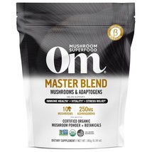 Mushro Master Blend, Organic 10 Mushro Cplex &amp; Adaptogens Powder, Reishi &amp; Lions - $59.99