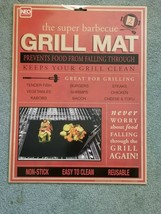 BBQ Grill Mat Non Stick Grilling Barbecue 16 x 13 2-Pack - Reusable - £7.08 GBP