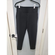 Conceited Black Dress Pants L Pull-On Stretch Trousers Work Comfort - $418.15 MXN