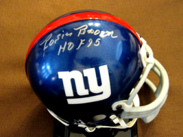 ROSIE BROWN NEW YORK GIANTS HOF SIGNED AUTO VTG MINI RIDDELL GIANTS HELM... - $168.29