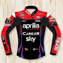 Aprilia Motogp Racing Leather Jacket Aleix Espargaro Motogp 2022 All Sizes - £134.60 GBP