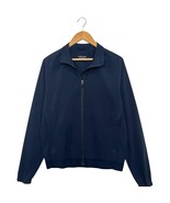 Everlane Jacket Mens Medium Navy Blue Full Zip Lightweight Collared Wind... - $36.10 CAD