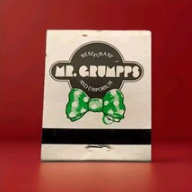 Mr. Grumpps Vintage Matches Matchbook Restaurant Emporium Atrium On The Bay - £7.85 GBP