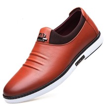 Zapatos Hombre Cuero Genuino Moda Cómodo Cuero Vaca Plano Calzado Para Informal - $100.97