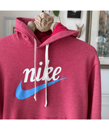 Nike Red Heather Logo Hoodie S - $27.77 CAD
