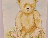 LOIS BECK TEDDY BEAR DRAWING 1988 ORIGINAL WATER COLOR 8X10 - $36.00