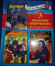 Batman Justice League Superman I Can Read 3 Treasured Storybooks Level 2 - $4.09 CAD