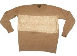 J. Crew Women’s Sweater Size Small Lace Overlay Great Condition - £6.76 GBP