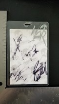 HATEBREED - ORIGINAL *SIGNED* BY ALL MEET &amp; GREET TOUR LAMINATE BACKSTAG... - £94.55 GBP