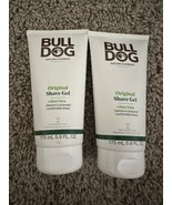 Lot Of 2 Tubes, Bull Dog Original Shave Gel, Natural Skincare for Men 5.9oz - $9.49