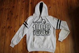 Vtg 80s 1986 M Wildwood NJ Summer Beach Hoodie Sweatshirt Jerzees Russell 50/50 - £19.02 GBP