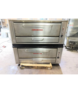 BLODGETT 1048 HIGH BTU 120K NATURAL DECK GAS DOUBLE PIZZA OVENS WITH  NE... - $6,925.05
