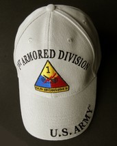 ARMY 1ST ARMORED DIVISION EMBROIDERED BASEBALL CAP OLD IRONSIDES - £9.92 GBP