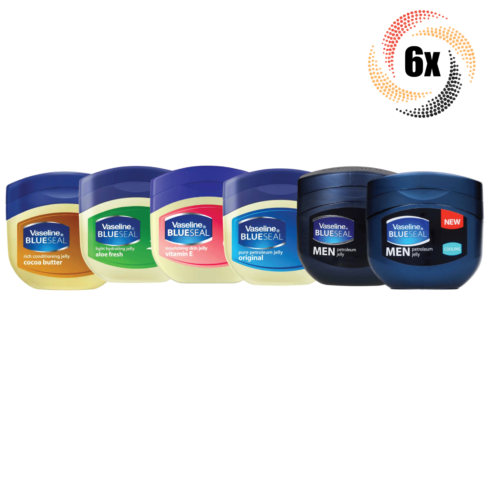 6x Jars Vaseline Blue Seal Variety Petroleum Jelly | 8.5oz | Mix & Match! - $35.95