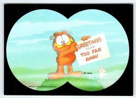 Garfield Cat Postcard Greetings From Too Far Away Jim Davis 1978 Cartoon Unused - £6.00 GBP