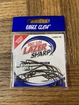 Eagle Claw Lazar Sharp Rotating Worm Hook Size 1/0-SHIPS Same Business Day - £13.07 GBP
