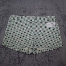 J Crew Shorts Womens 4 Light Blue Printed City Fit Side Zip Low Rise Hot Pants - £18.12 GBP