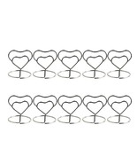 new SET of 12 Heart Table Holder Memo Clip Stands Seating Labels Placeca... - $199.70 MXN