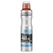 L&#39;oreal Men Expert Spray Antiperspirant Fresh Extreme 150ml Free Shipping - £8.61 GBP